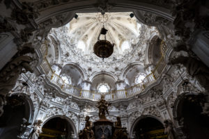 The baroque interior of the church of Las Mercedes in Priego de Cordoba is one of the best examples of this type of architecture in all of Andalucia and Spain. The baroque interior of the church of Las Mercedes in Priego de Cordoba is one of the best examples of this type of architecture in all of Andalucia and Spain.
